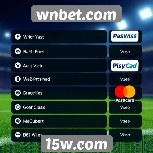 Métodos de pagamento aceitos no wnbet.com